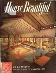 House Beautiful, Nov. 1955 - Frank Lloyd Wright's Contribution to the Beauty of American Life